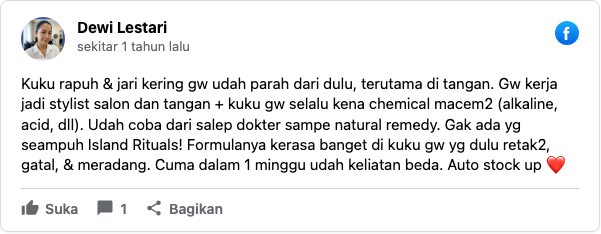 Ulasan pelanggan Island Rituals