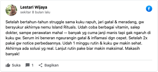 Ulasan pelanggan Island Rituals